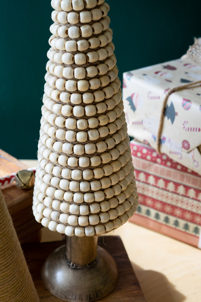 Set of 3 Tabletop Christmas Tree Topiaries - Bombay Mercantile
