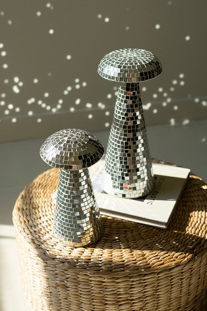Set of 2 Disco Mushrooms - Bombay Mercantile
