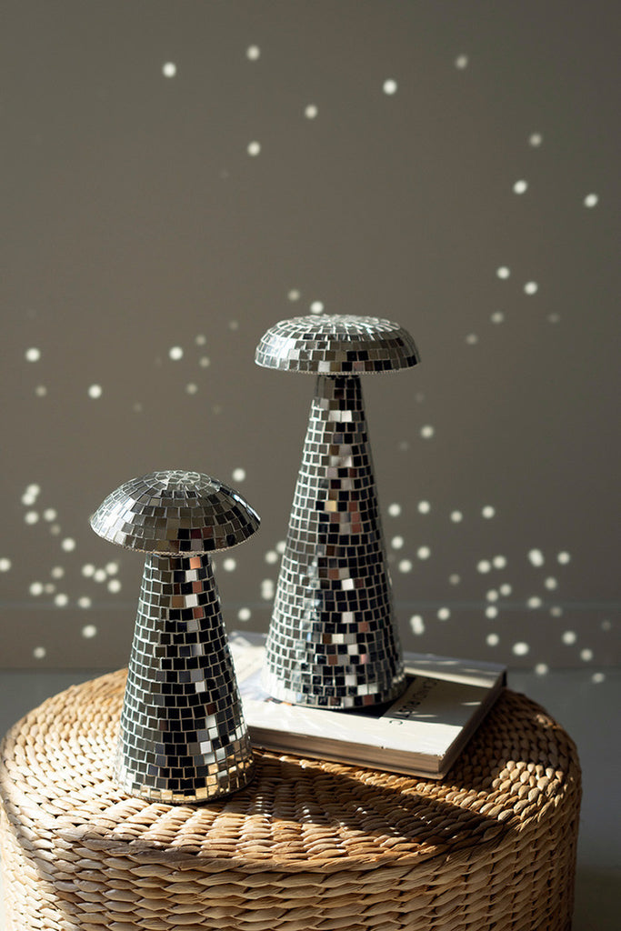 Set of 2 Disco Mushrooms - Bombay Mercantile
