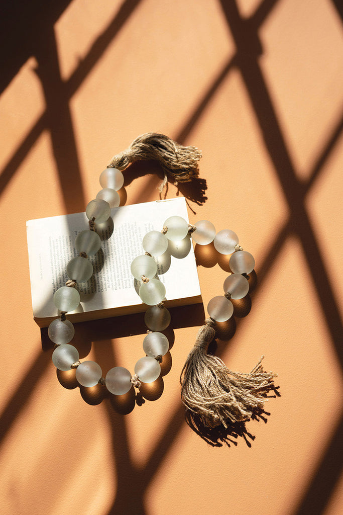Glass Bead Garland, Set of 2 - Bombay Mercantile