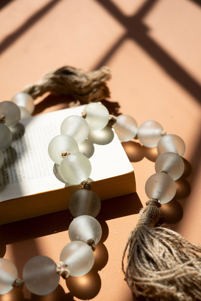 Glass Bead Garland, Set of 2 - Bombay Mercantile