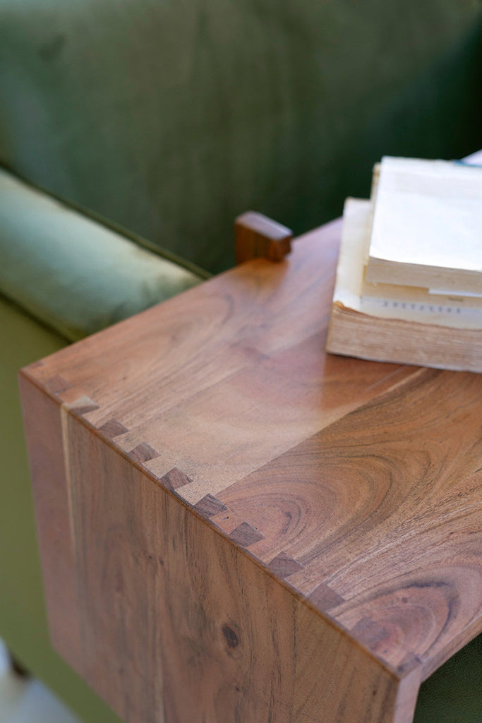 Adjustable Acacia Wood Display Riser - Bombay Mercantile