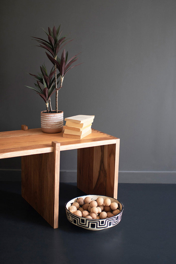 Adjustable Acacia Wood Coffee Table - Bombay Mercantile