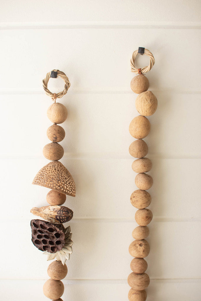 Mixed Dried Botanical Garland, set of 2 - Bombay Mercantile