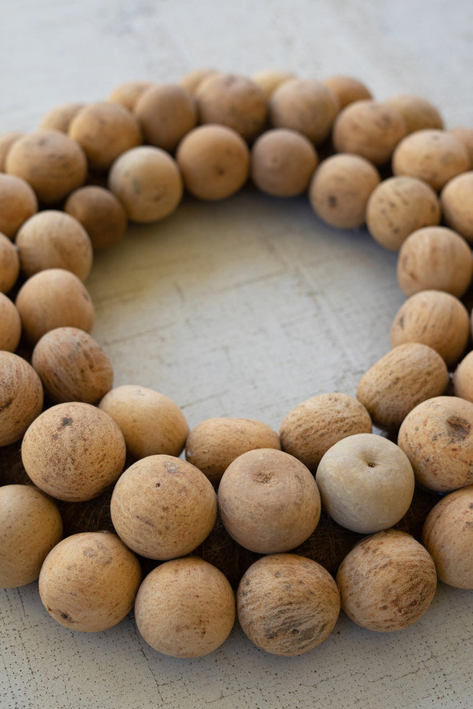 Gourd Ball Wreath - Bombay Mercantile
