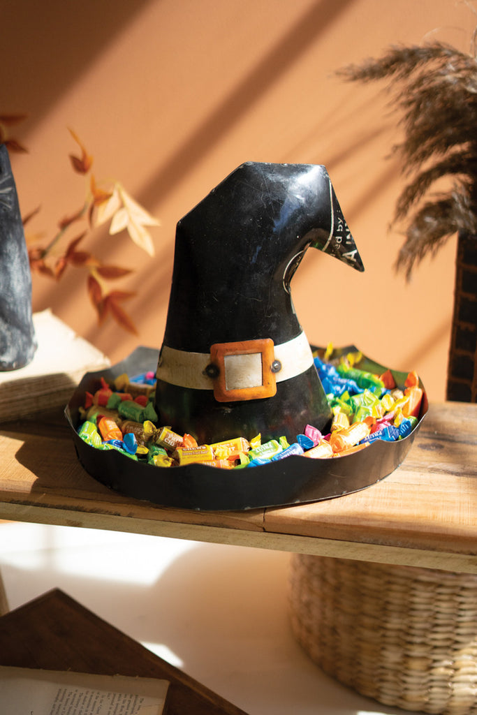 Recycled Iron Halloween Witch Hat - Bombay Mercantile
