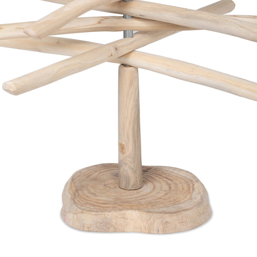 Rustic Teak Wood Christmas Tree, 50 in. - Bombay Mercantile