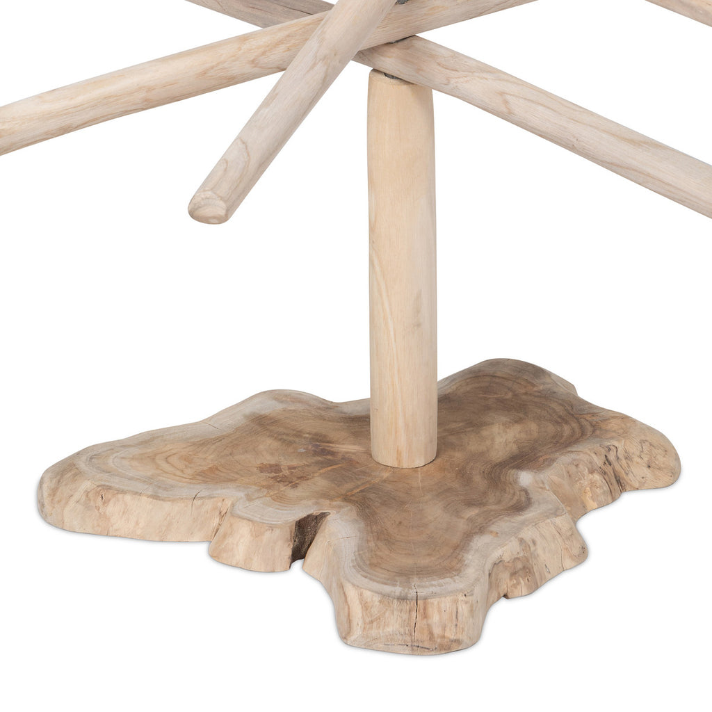 Rustic Teak Wood Christmas Tree, 60 in. - Bombay Mercantile