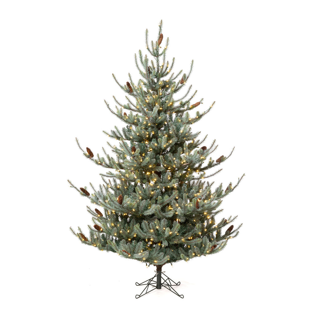 Blue Spruce Christmas Tree, 7.5' - Bombay Mercantile