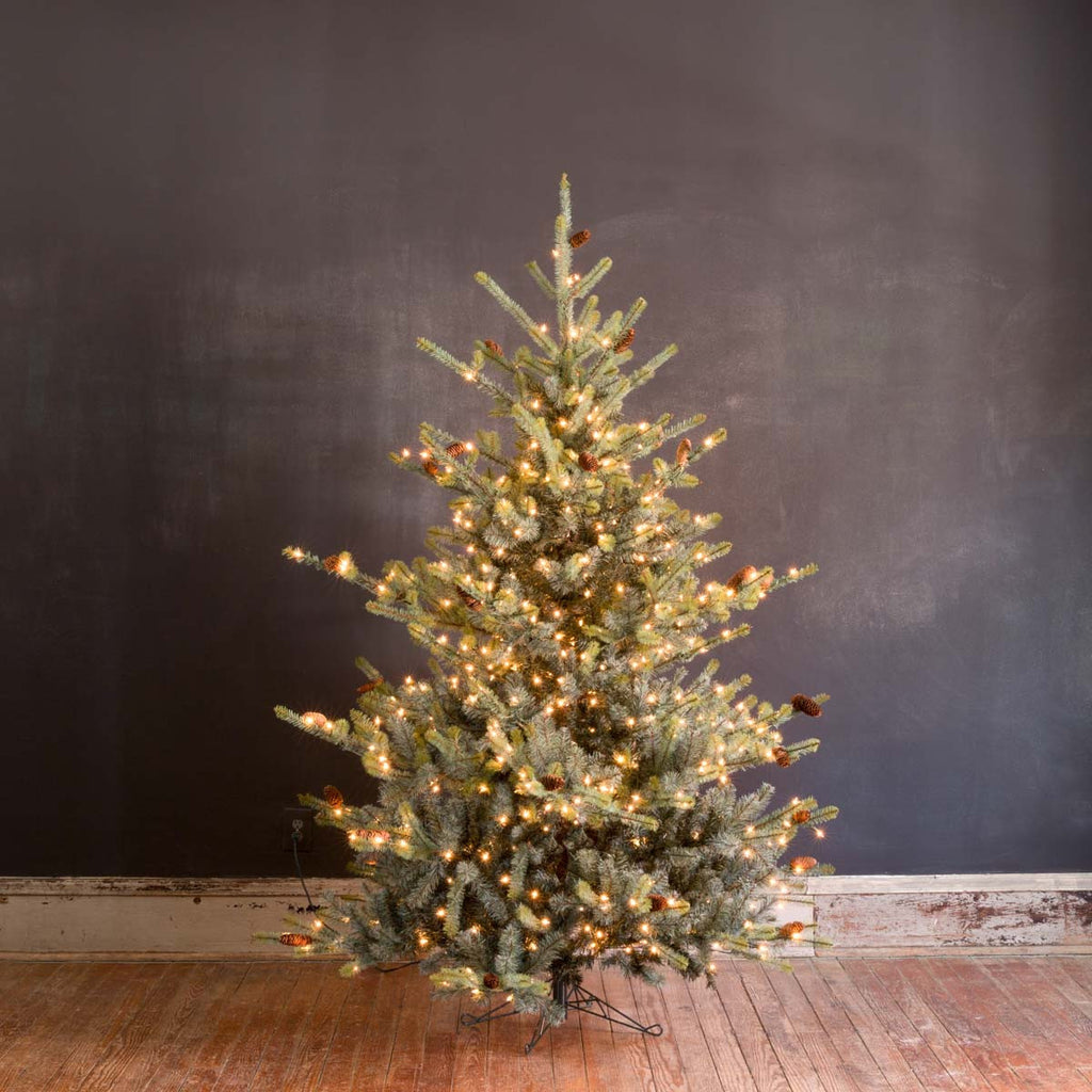 Blue Spruce Christmas Tree, 7.5' - Bombay Mercantile