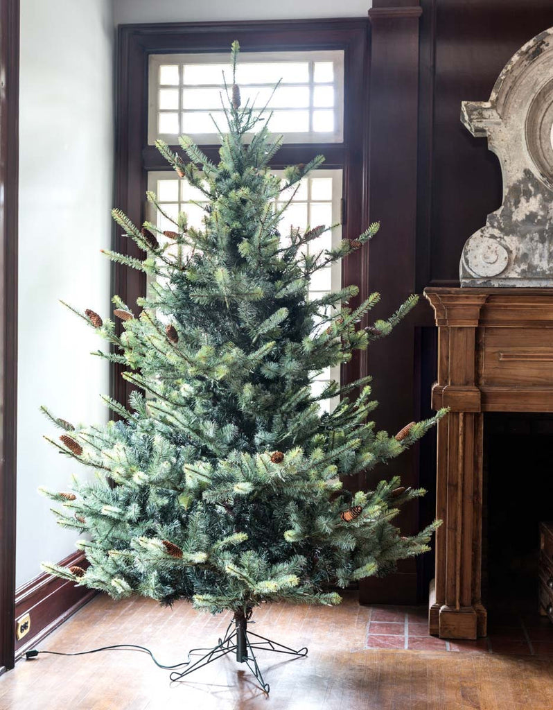 Blue Spruce Christmas Tree, 7.5' - Bombay Mercantile