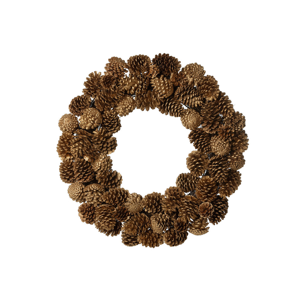 Mixed Pine Cone Wreath - Bombay Mercantile