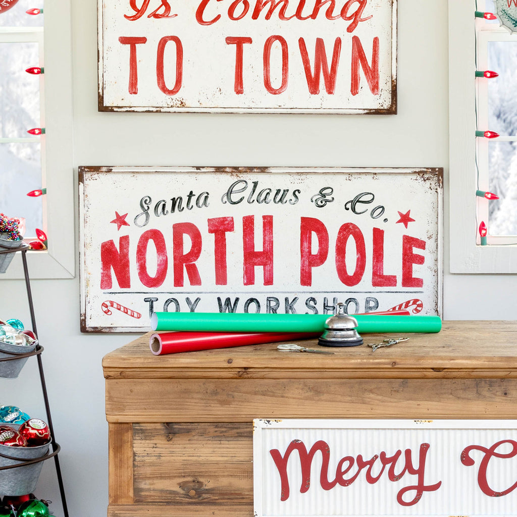 Toy Workshop Iron Plaque - Bombay Mercantile