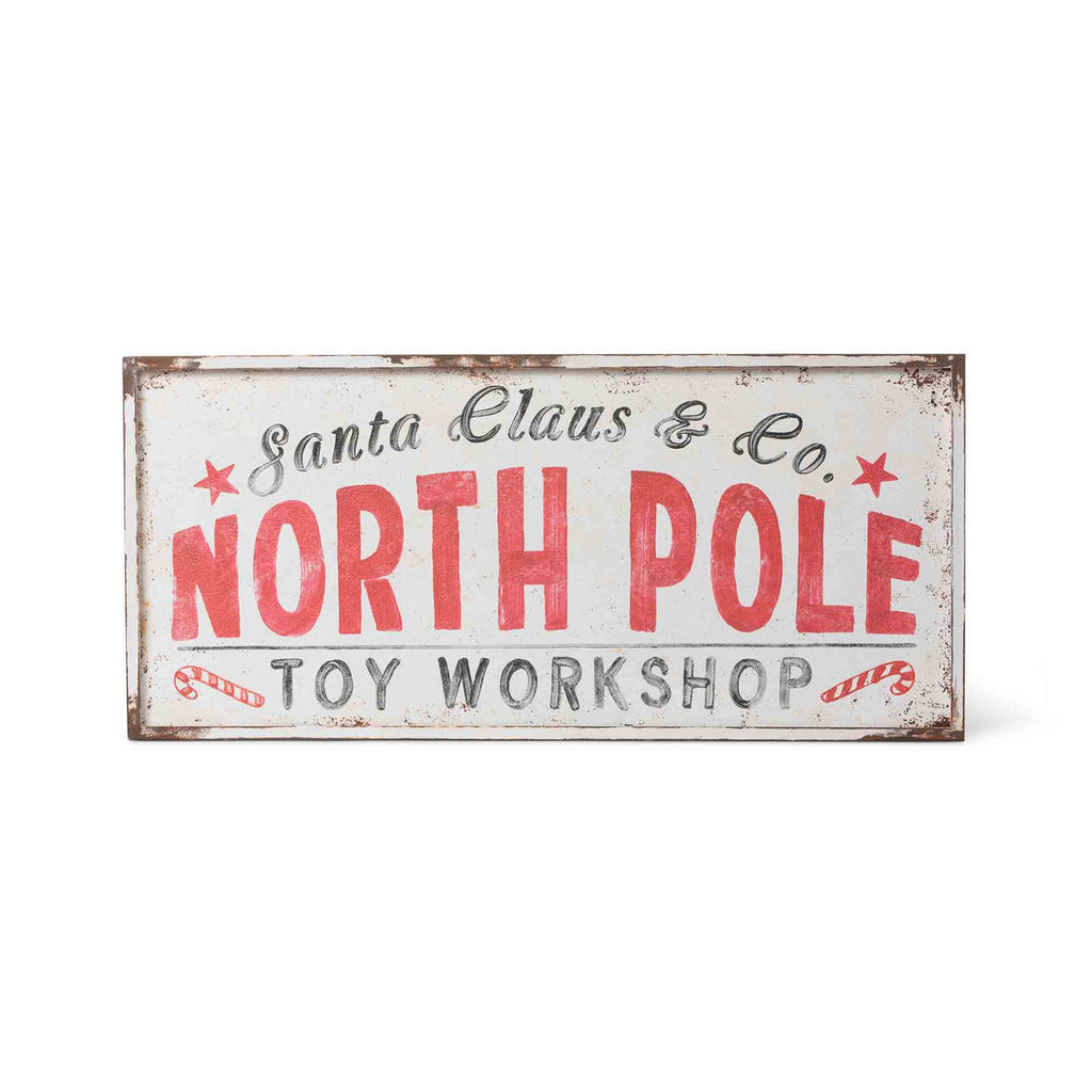 Toy Workshop Iron Plaque - Bombay Mercantile