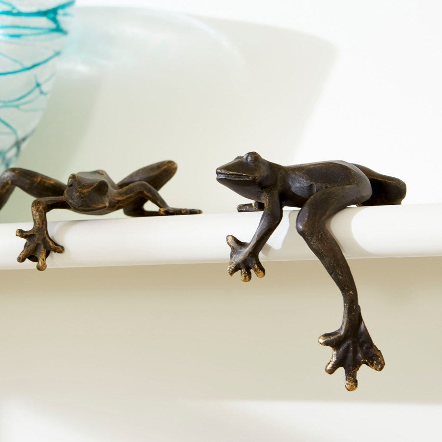 Iron Frogs Scultpure, set of 2 - The Nifty Decor