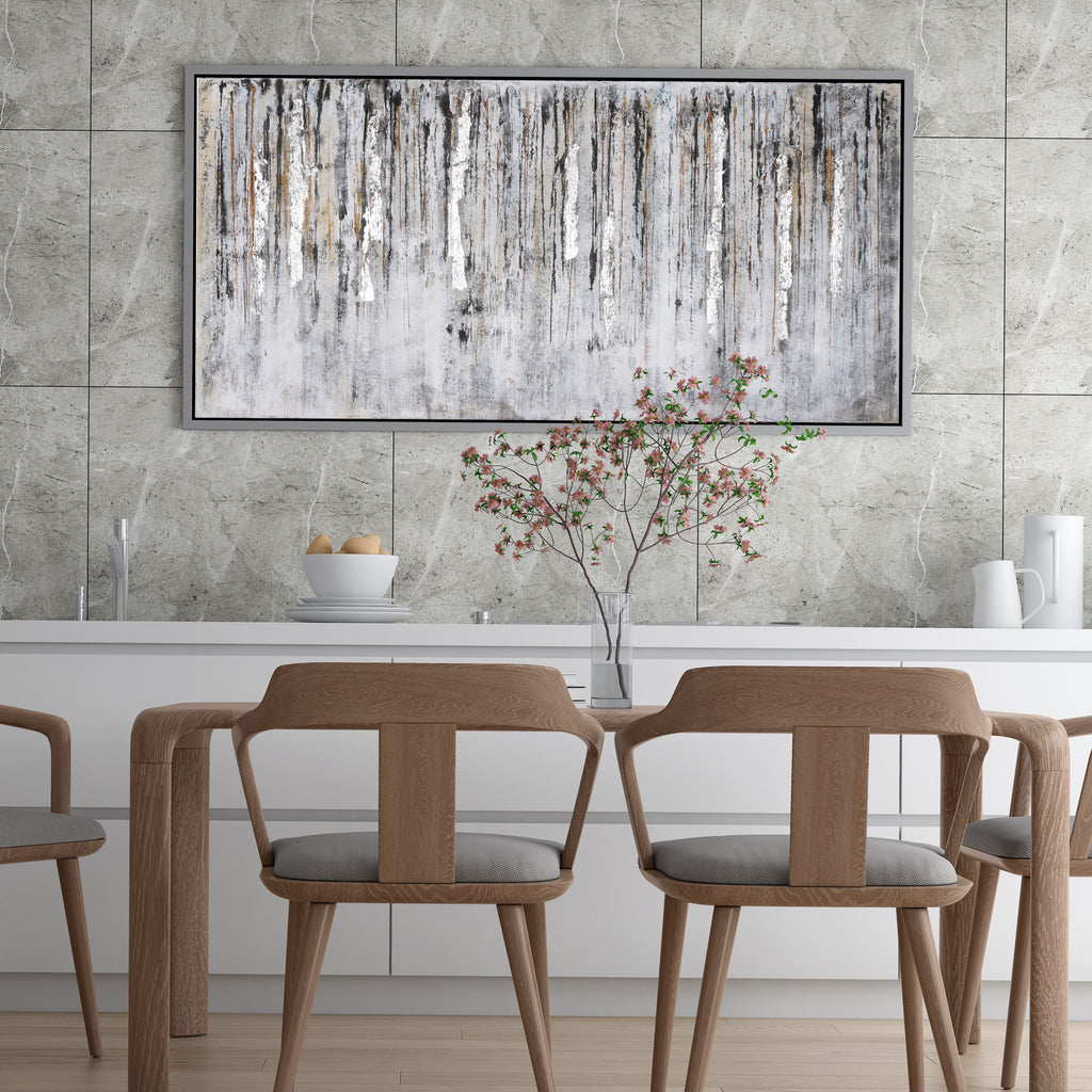 Brush Strokes wall art - The Nifty Decor