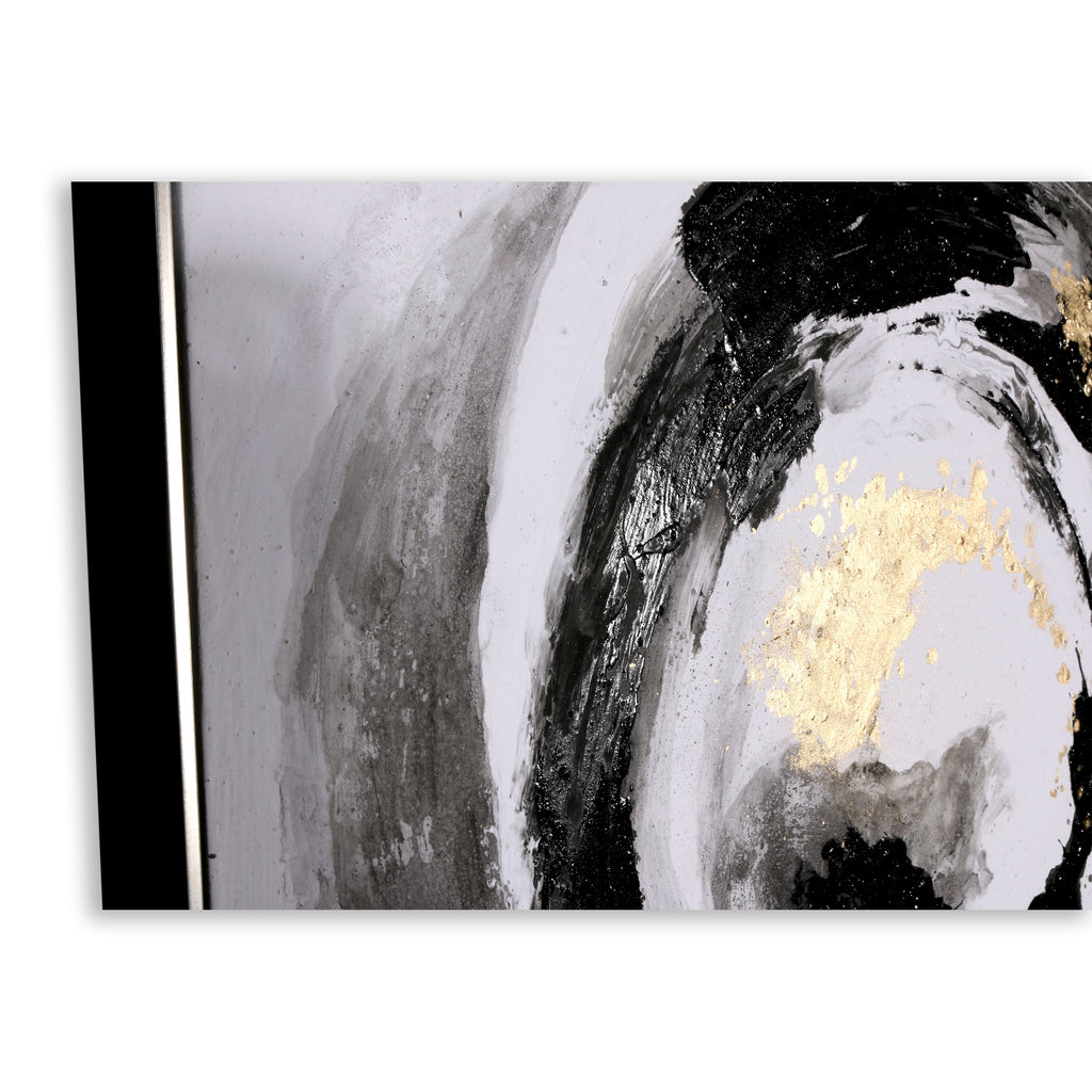 Hand painted abstract circle wall art - The Nifty Decor