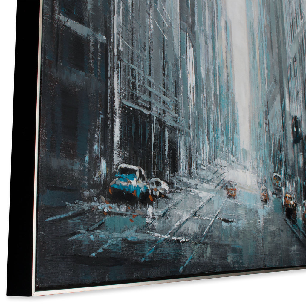 Painting, Abstract City Street - The Nifty Decor