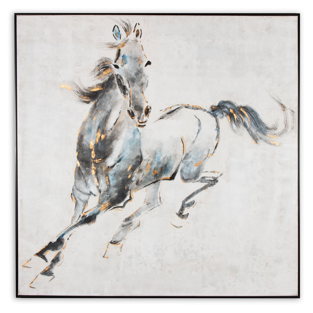 Painting, with a black floater frame Small - The Nifty Decor