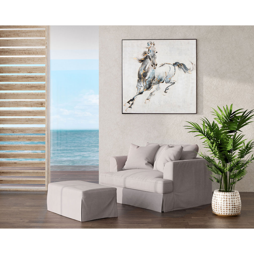 Painting, with a black floater frame Small - The Nifty Decor