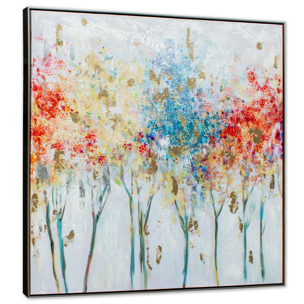 Painting - Abstract forest motif - The Nifty Decor
