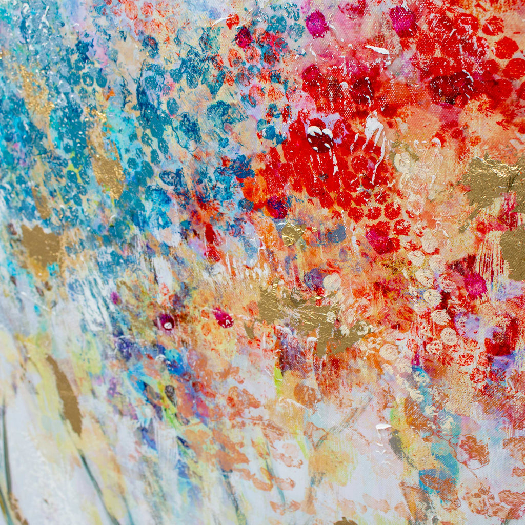 Painting - Abstract forest motif - The Nifty Decor