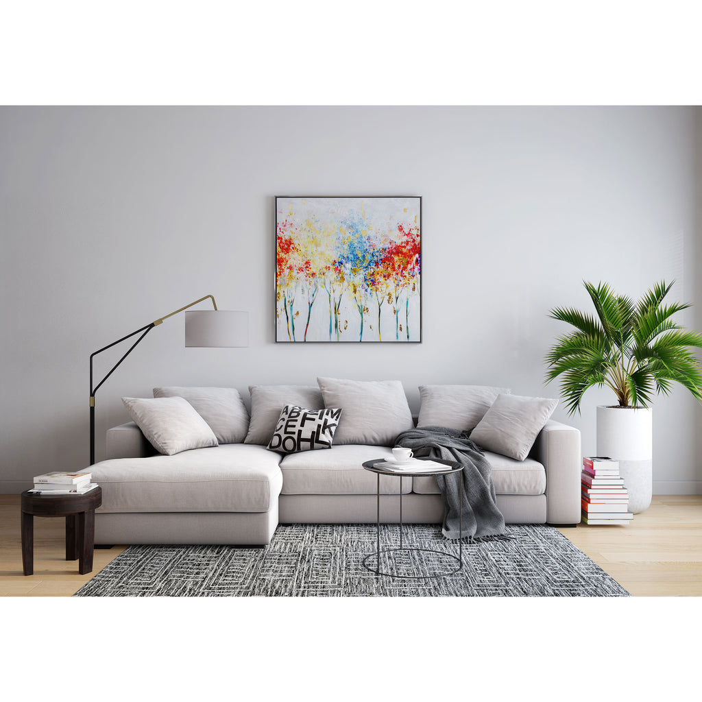 Painting - Abstract forest motif - The Nifty Decor