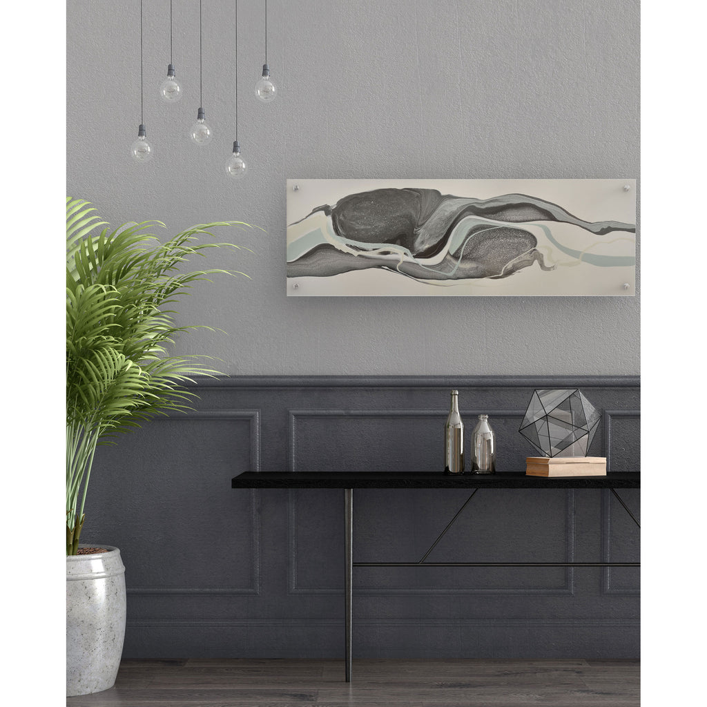 Giclee, poured acrylic painting and printed on glass - The Nifty Decor