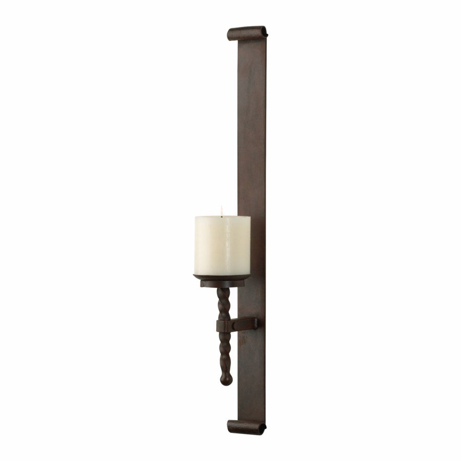 Rustic wall candleholder - The Nifty Decor