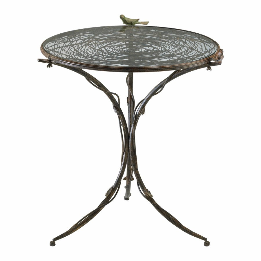 Wired bird top side table - The Nifty Decor