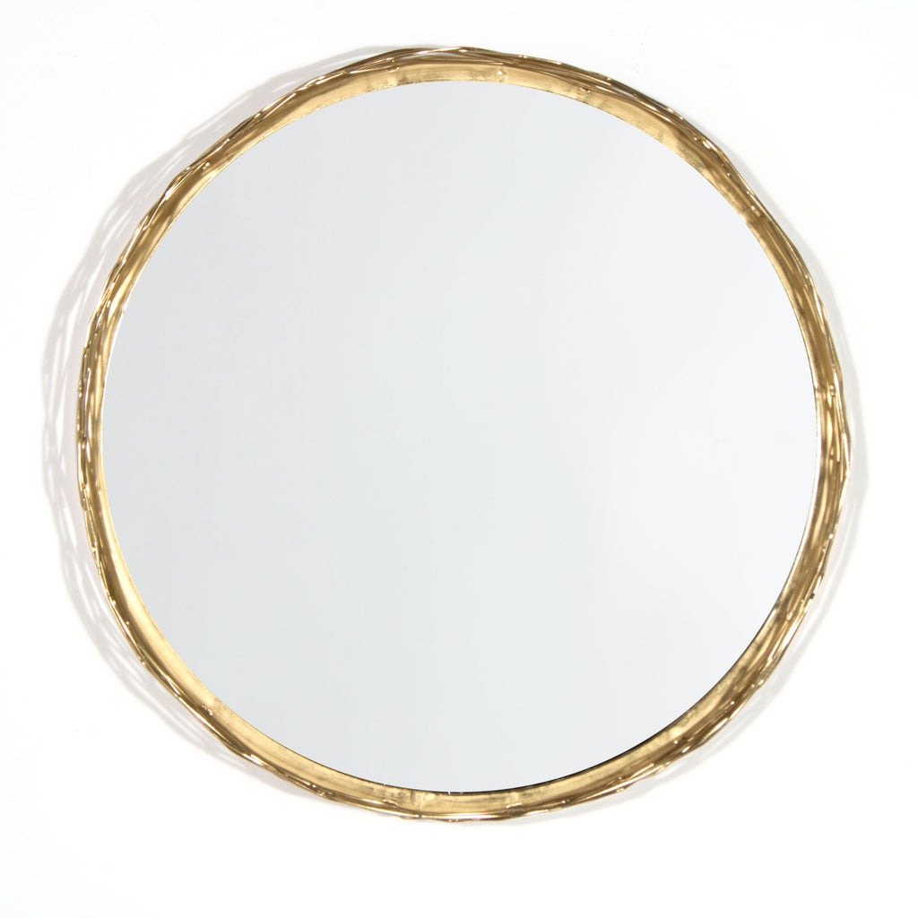 Mirror with weaved iron branches - The Nifty Decor