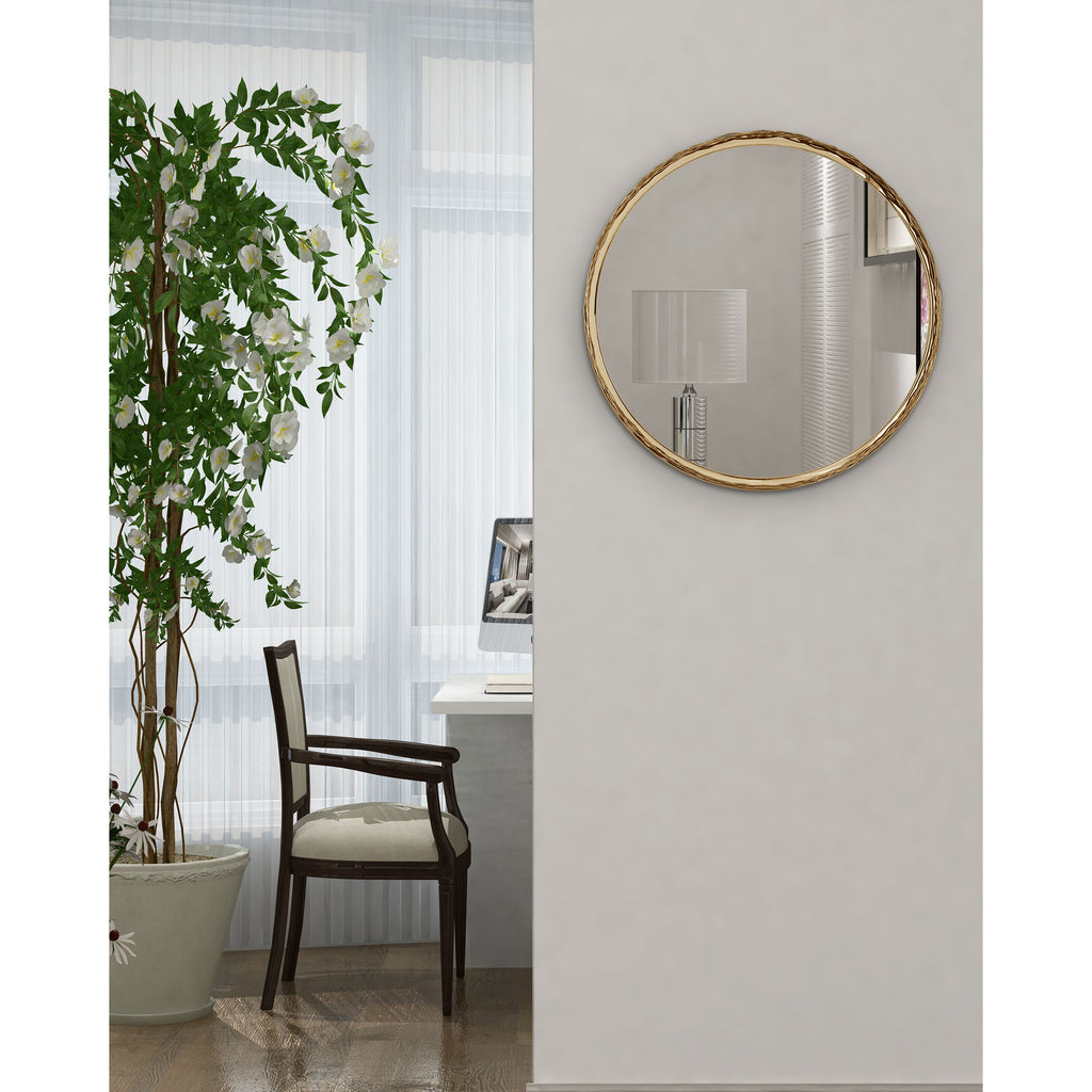 Mirror with weaved iron branches - The Nifty Decor