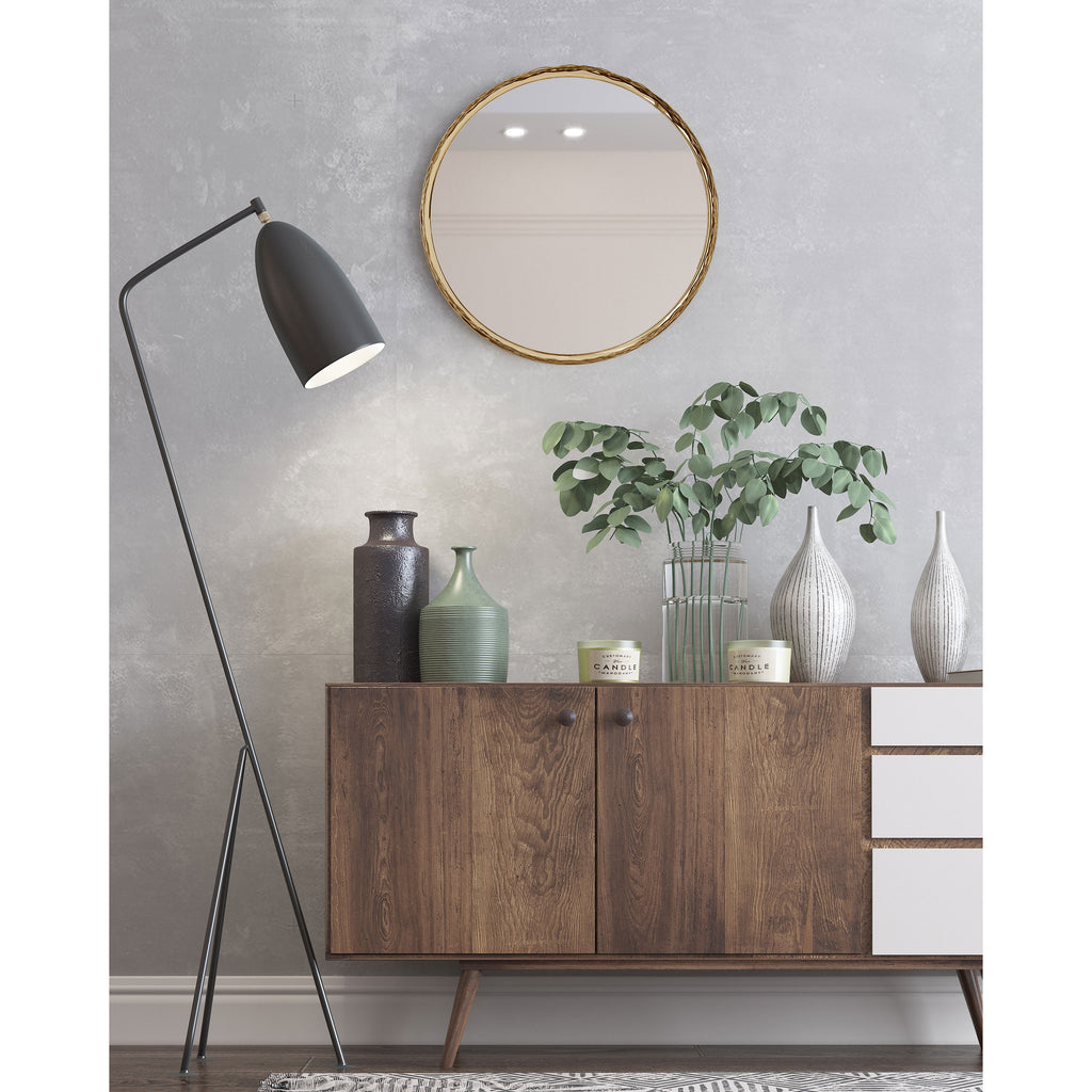 Mirror with weaved iron branches - The Nifty Decor