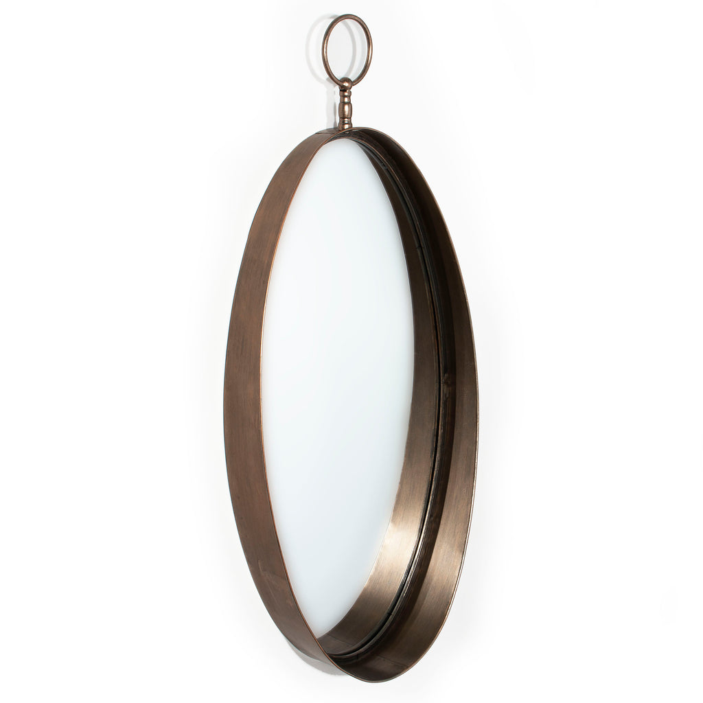 Pocket watch design mirror - The Nifty Decor