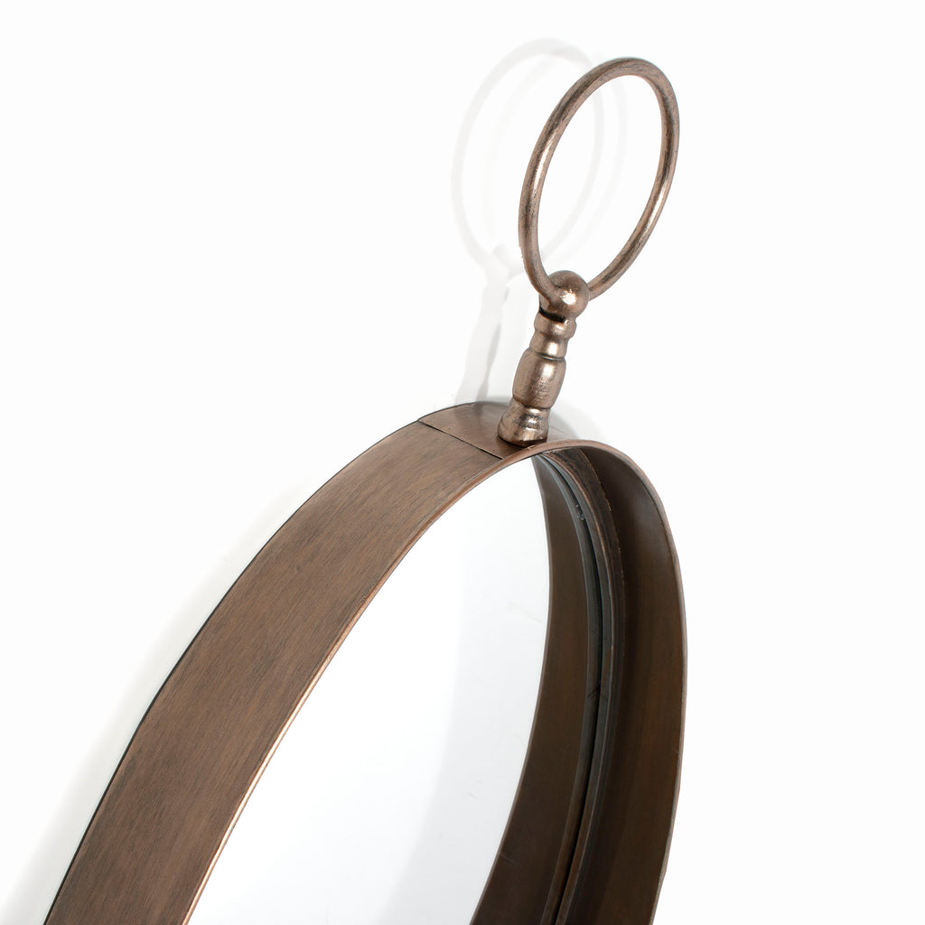 Pocket watch design mirror - The Nifty Decor