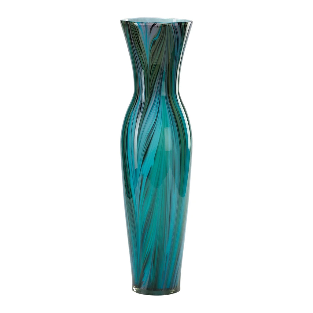 Tall Multicolored Vase - Bombay Mercantile