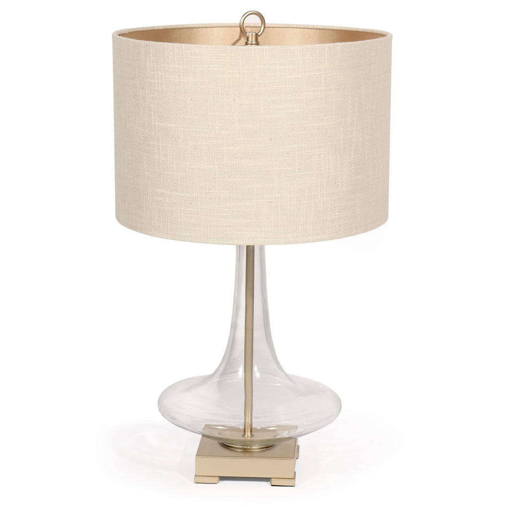 Table lamp with glass globe - The Nifty Decor