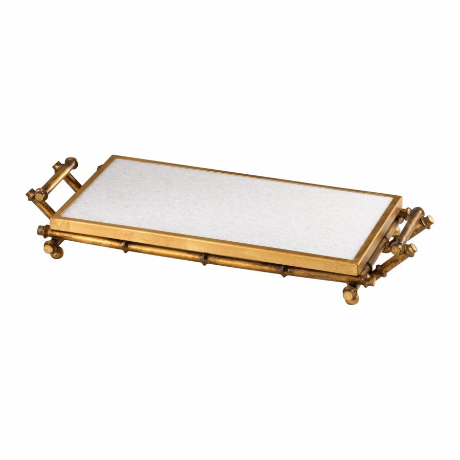 Gold serving tray - The Nifty Decor