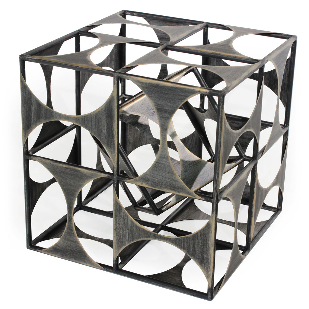 Metal Cube - The Nifty Decor