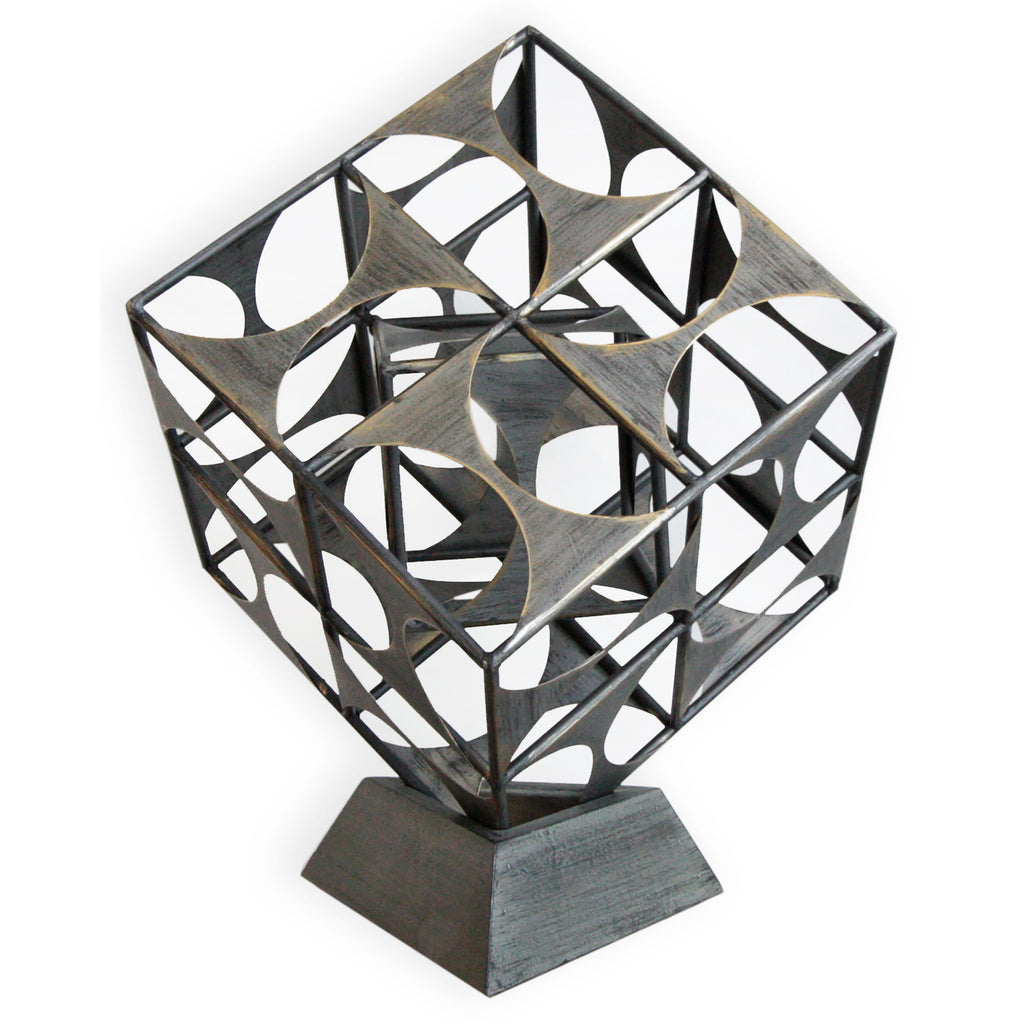 Metal Cube - The Nifty Decor