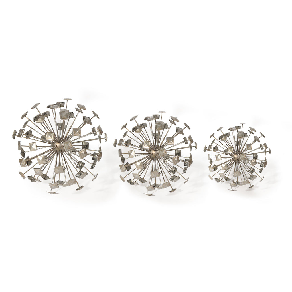 Metal Orb, Set of 3 - The Nifty Decor