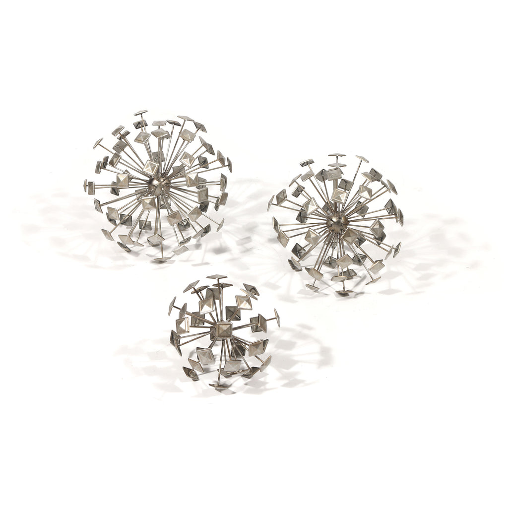 Metal Orb, Set of 3 - The Nifty Decor
