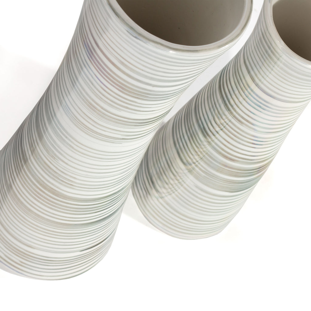 Sea foam ceramic Vase, Large - The Nifty Decor