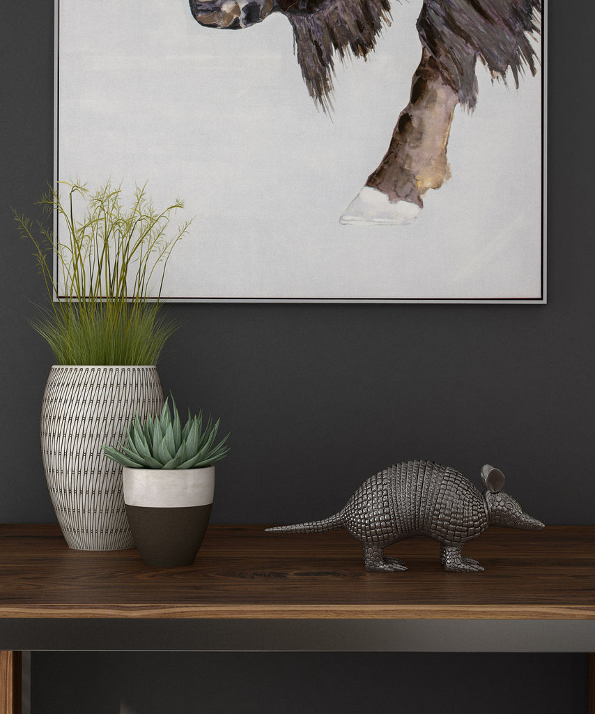 Silver electroplated Armadillo - The Nifty Decor