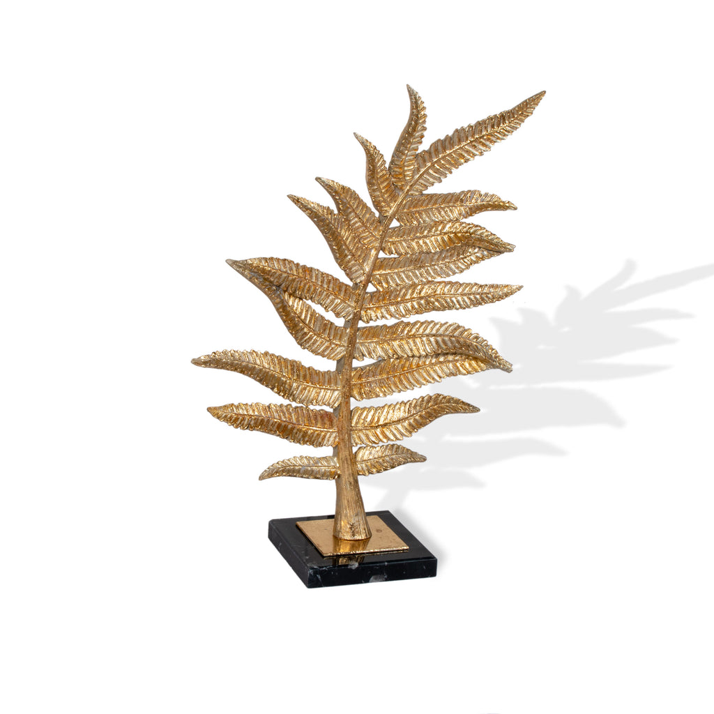 Gold Leaf Sculpture - The Nifty Decor