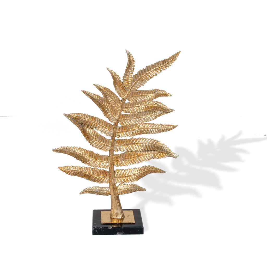 Gold Leaf Sculpture - The Nifty Decor