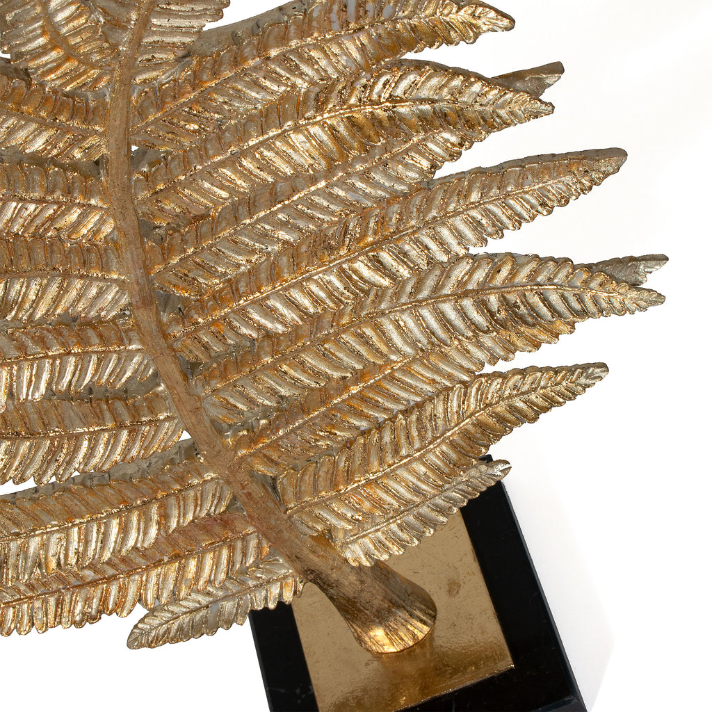 Gold Leaf Sculpture - The Nifty Decor