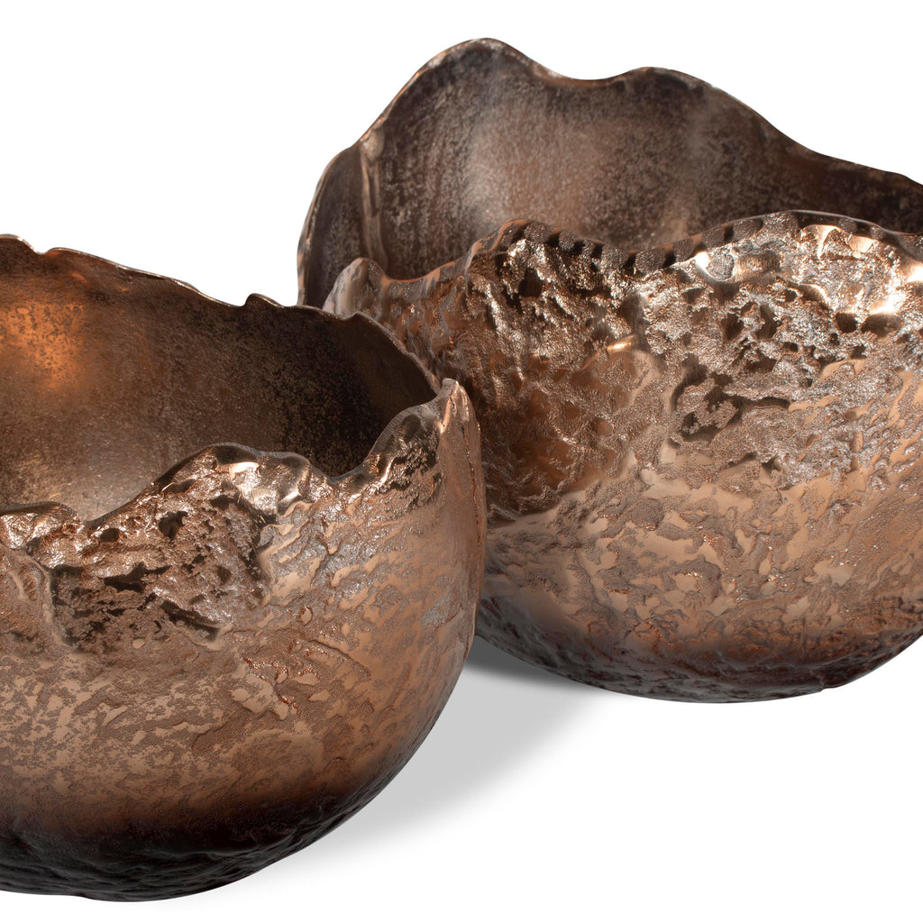 Copper finish Bowls, Set of 2 - The Nifty Decor