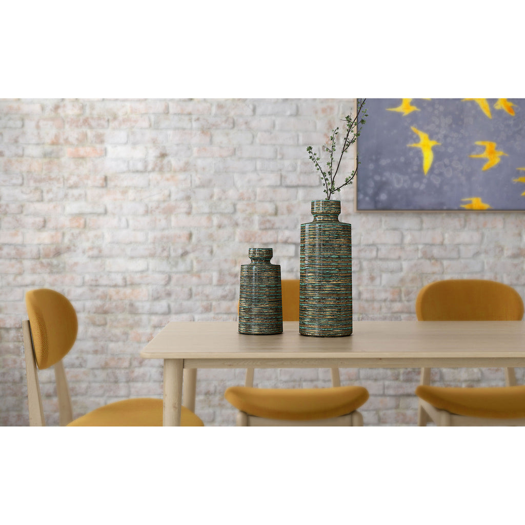 Gold-plated antique finish Vase, Small - The Nifty Decor