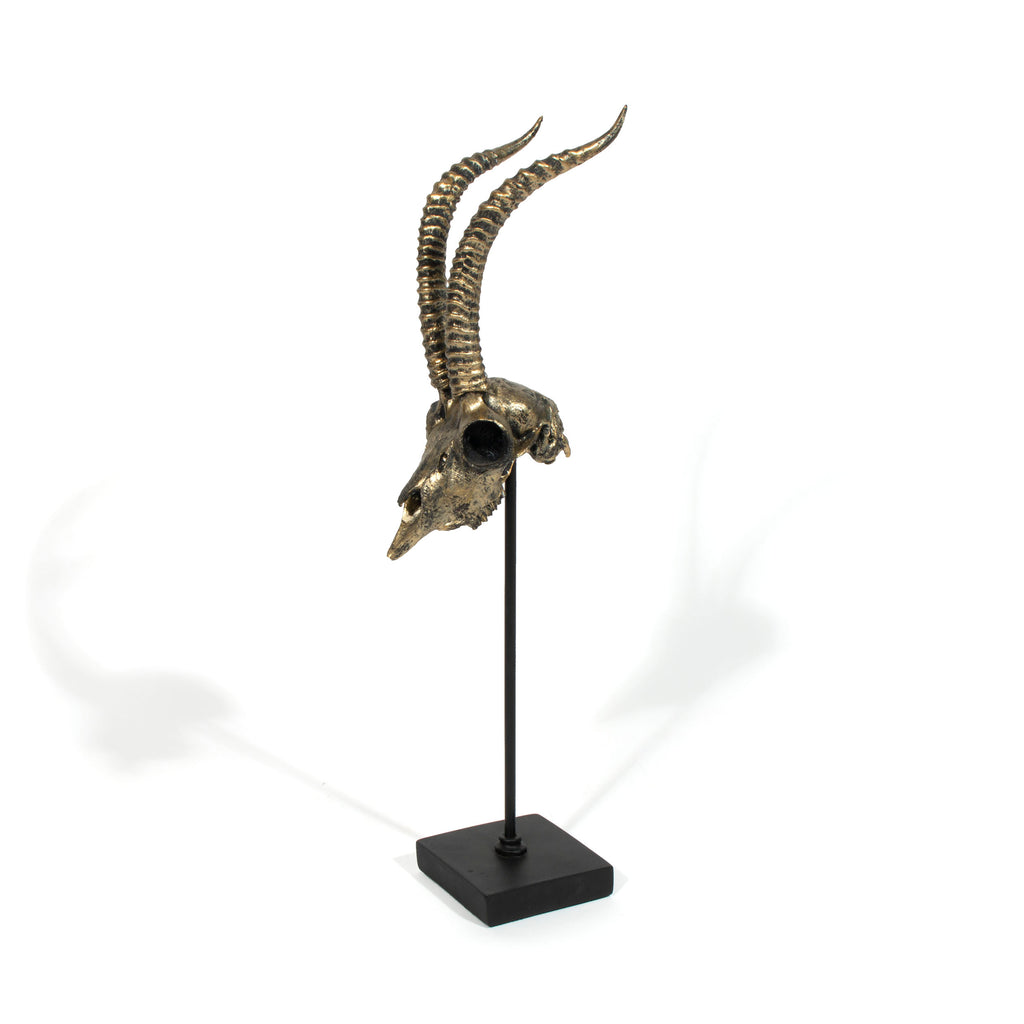 Antelope skull sculpture - The Nifty Decor